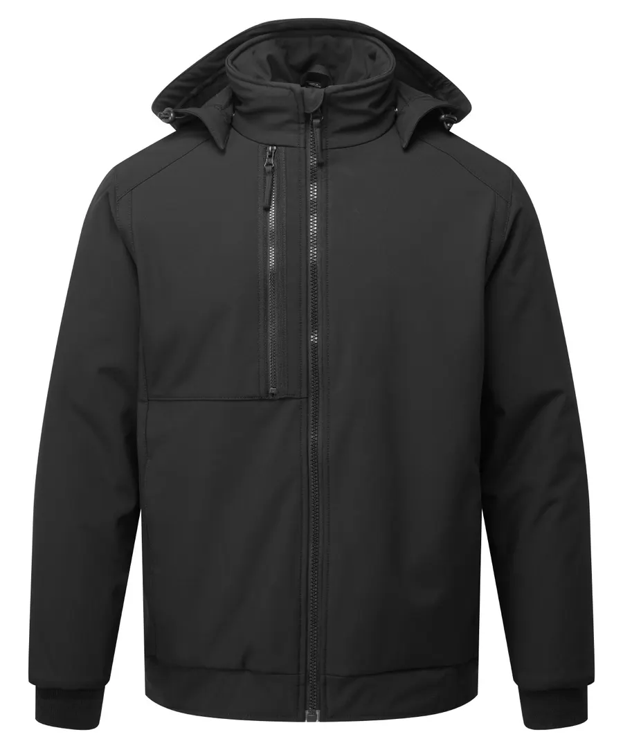 WX2 2-layer padded softshell – Black