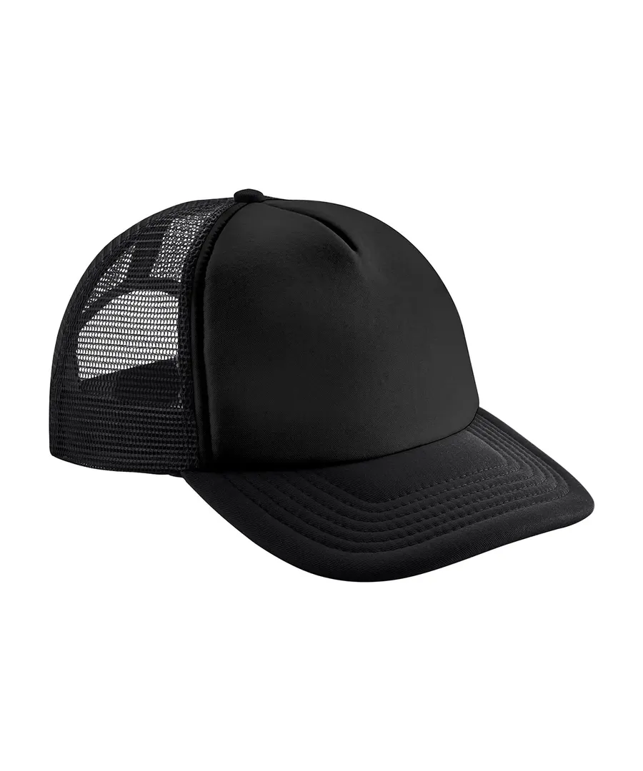 Vintage snapback trucker – Black/Black