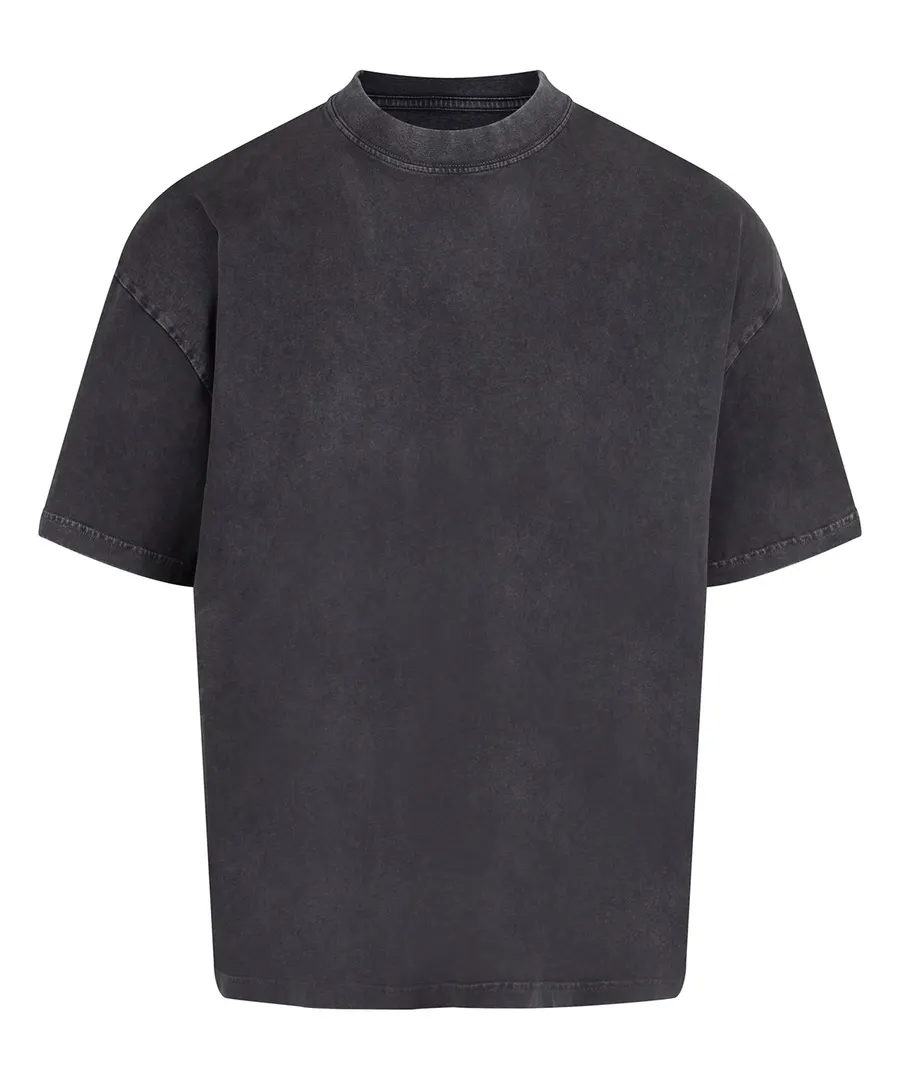 Anthem distortion washed t-shirt – Washed Black