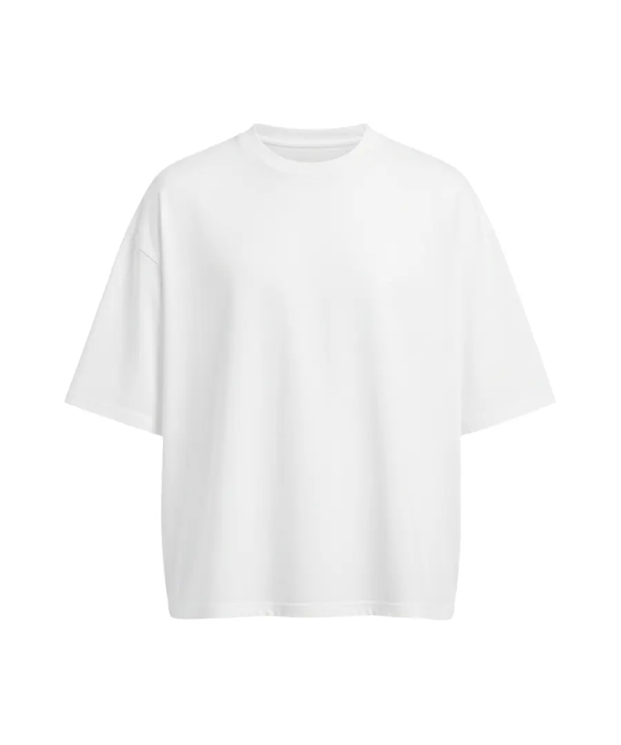 AWDis 240 boxy cropped T – Arctic White