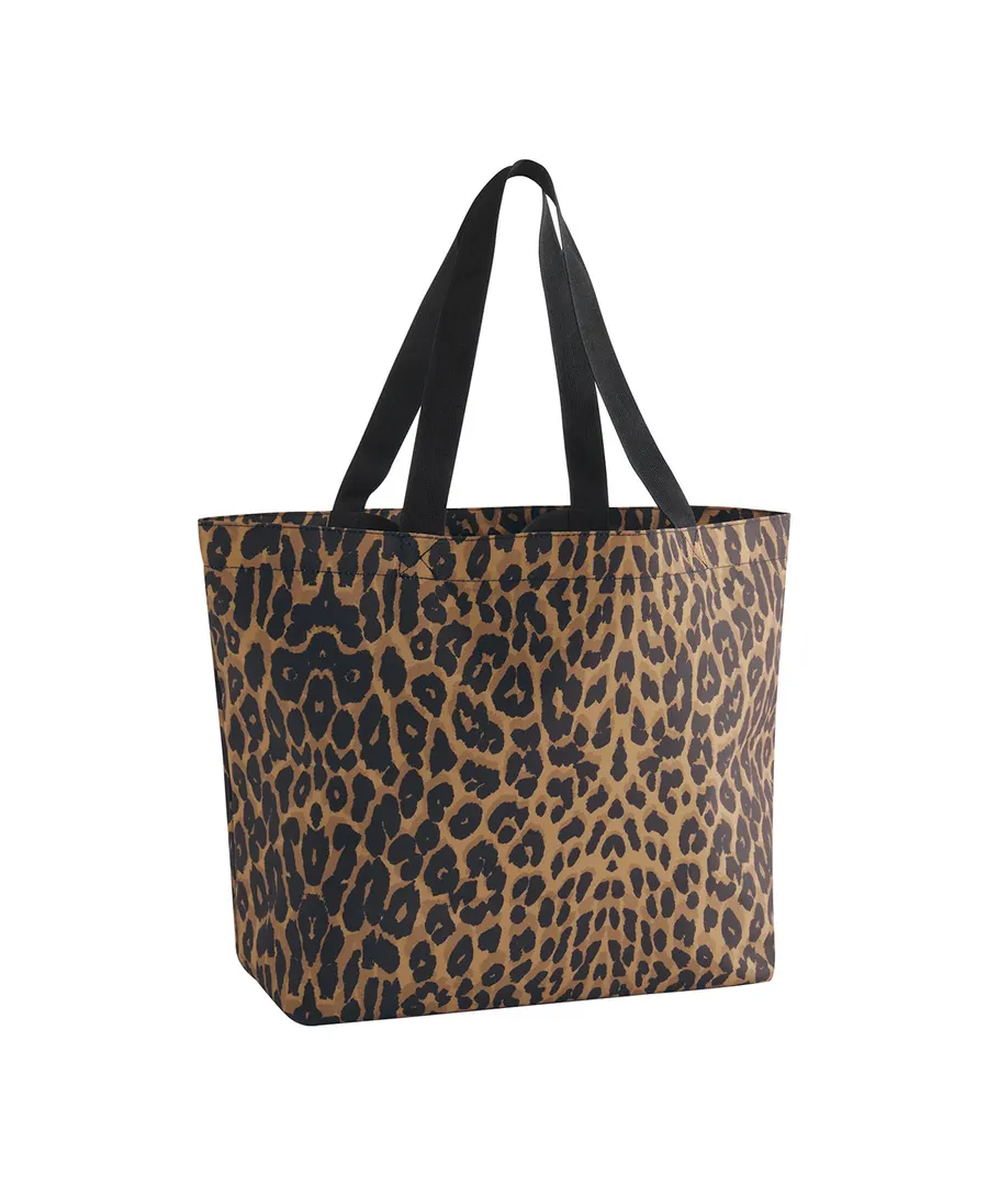Leopard print carryall tote bag – Leopard Print