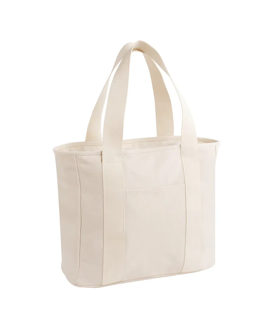 Edit canvas tote – Natural/Natural