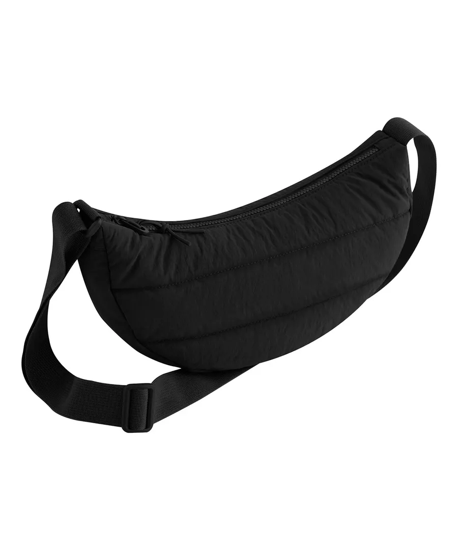 Quilted cross-body bag – Black