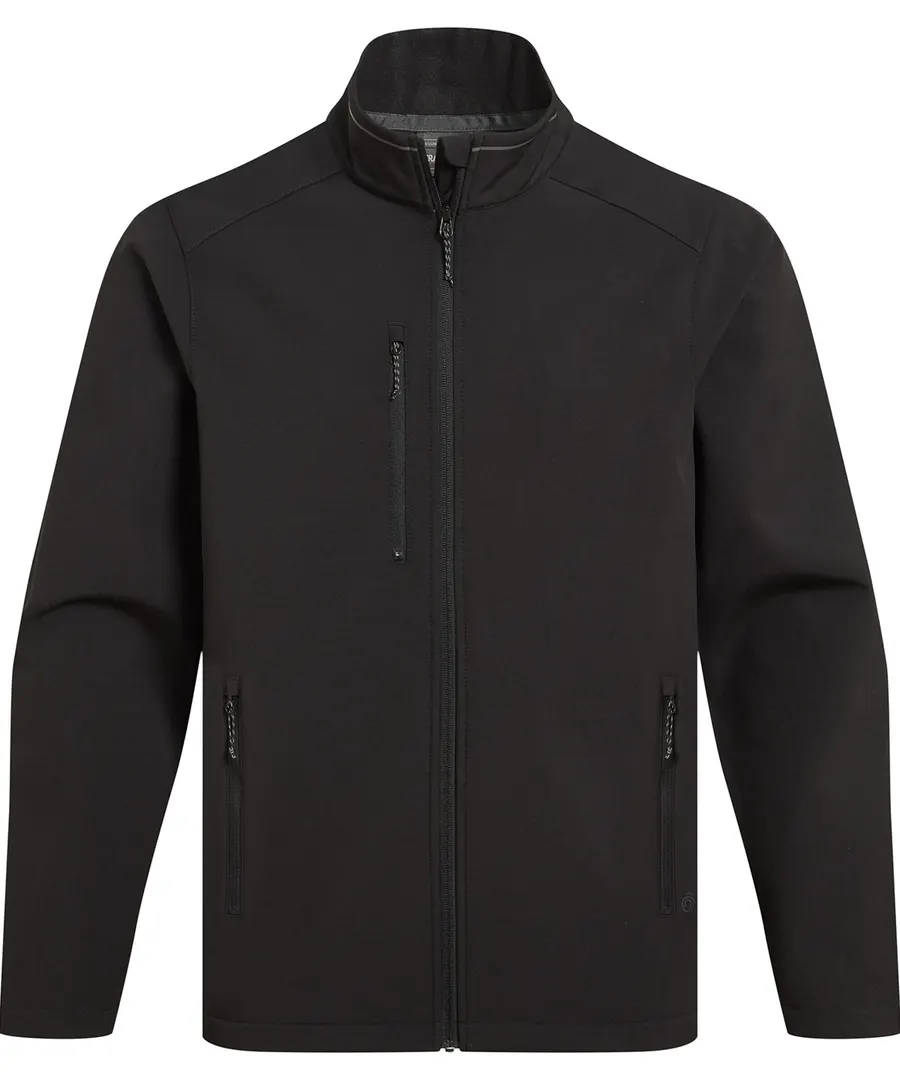Expert Kiwi 3-layer softshell jacket – Black