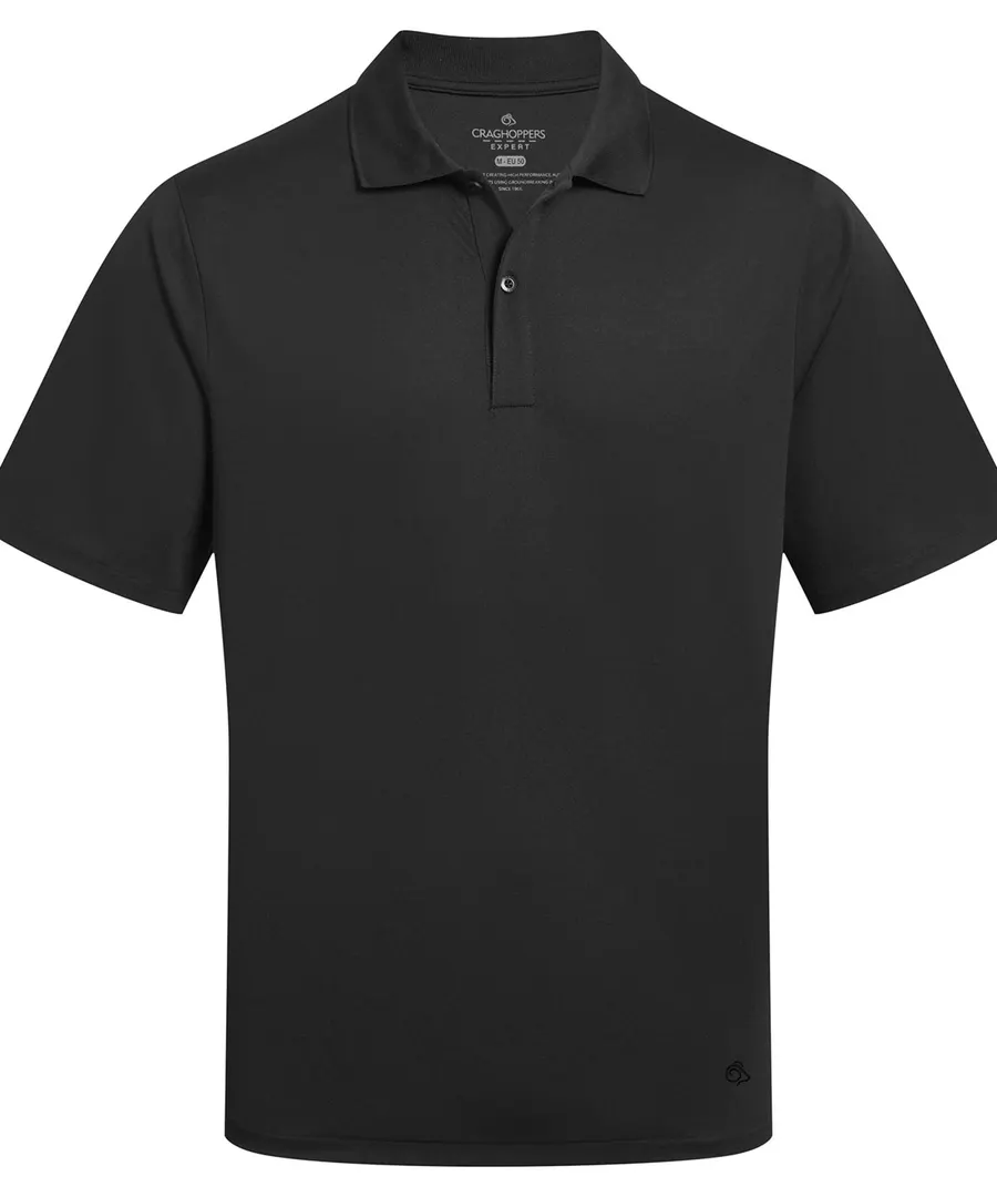 Expert Basecamp wicking polo shirt – Black