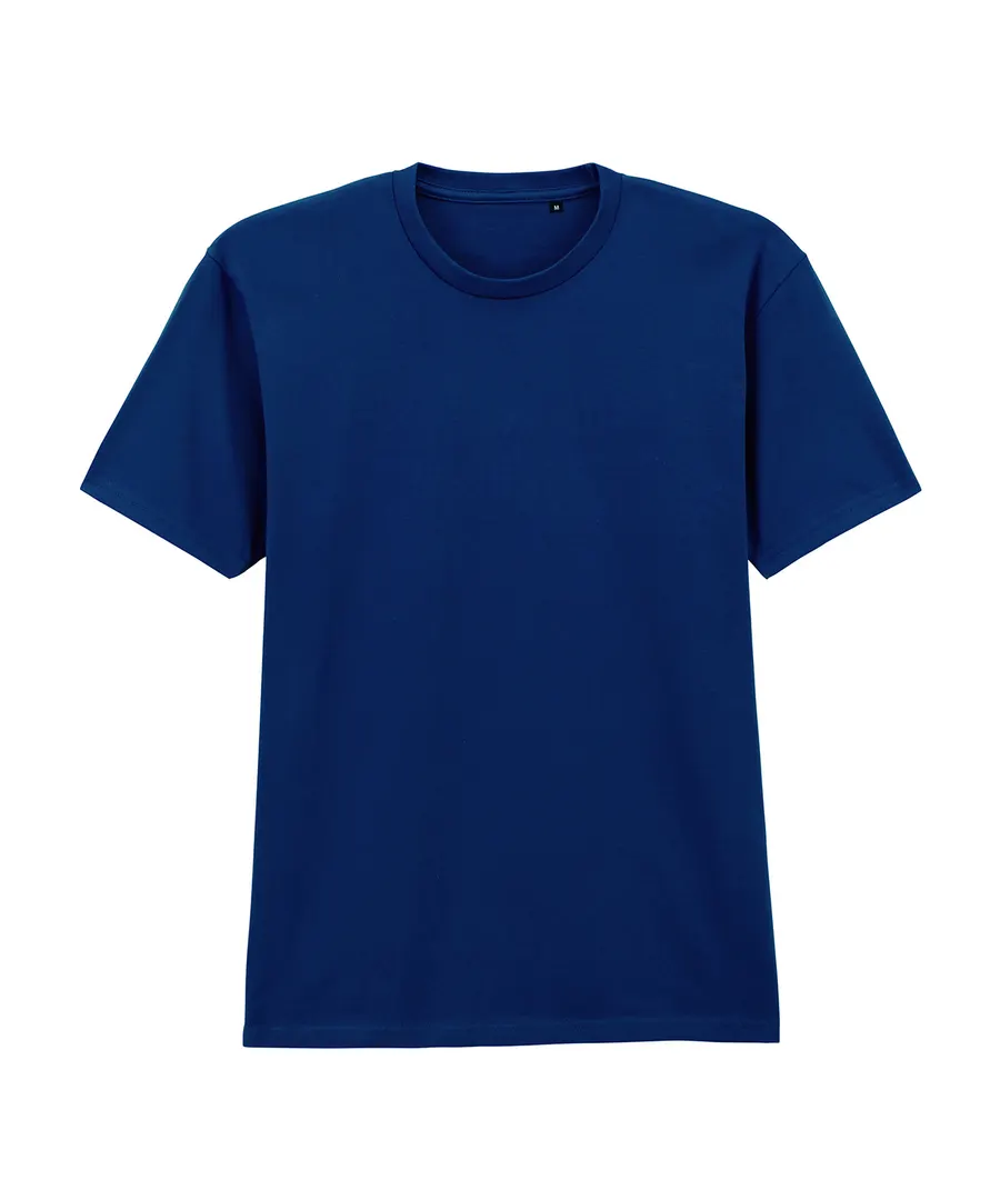 Softstyle™ midweight adult no-label enzyme wash t-shirt – Navy