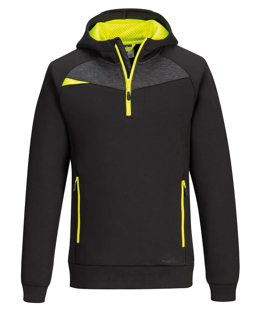 DX4 ¼-zip hoodie (DX467) – Black