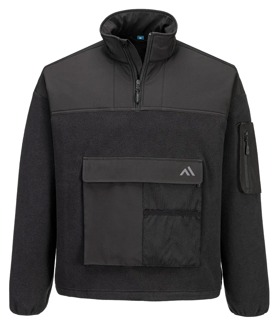 KX3 Sport ¼-zip fleece (KX378) – Black