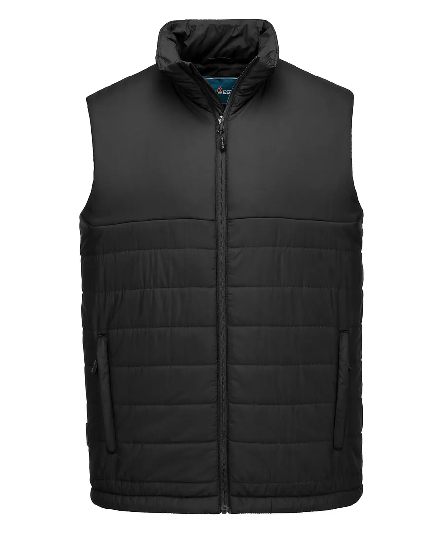 Professional insulated baffle gilet (S606) – Black