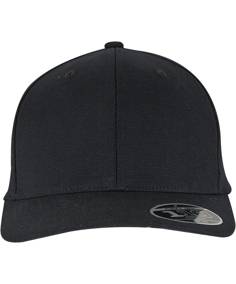 110 Flexfit curved snapback (9293) – Black