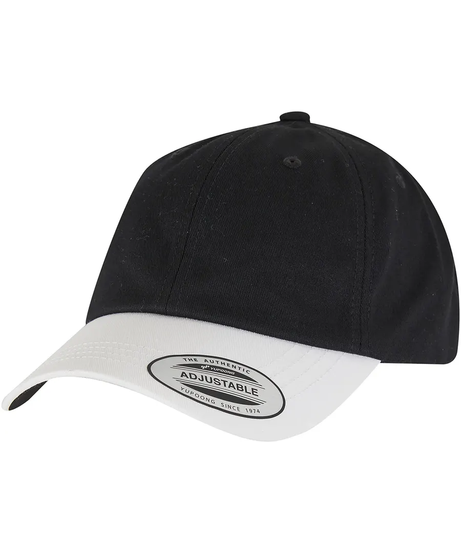 Low-profile cotton twill two-toned (6245CMT) – Black/White