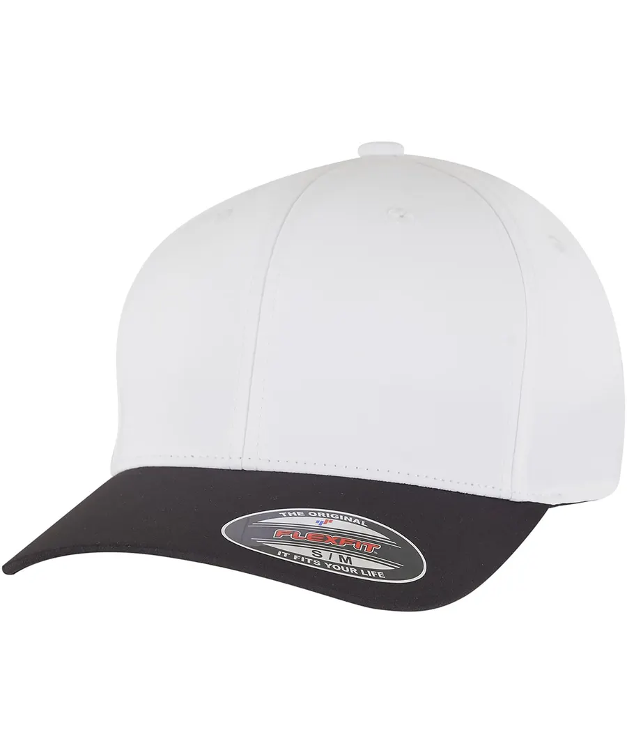 Flexfit Tech water-repellent cap (9295) – Black/White