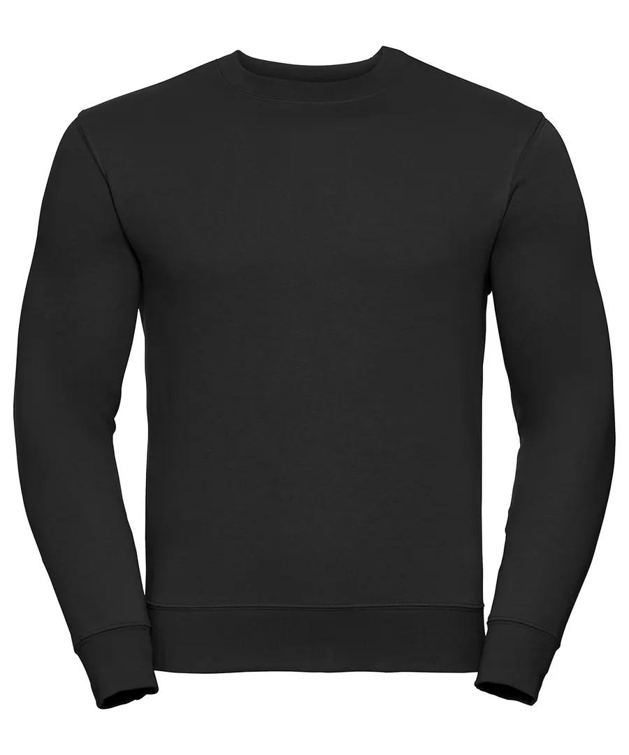 Set-in sleeve sweatshirt – Black*†