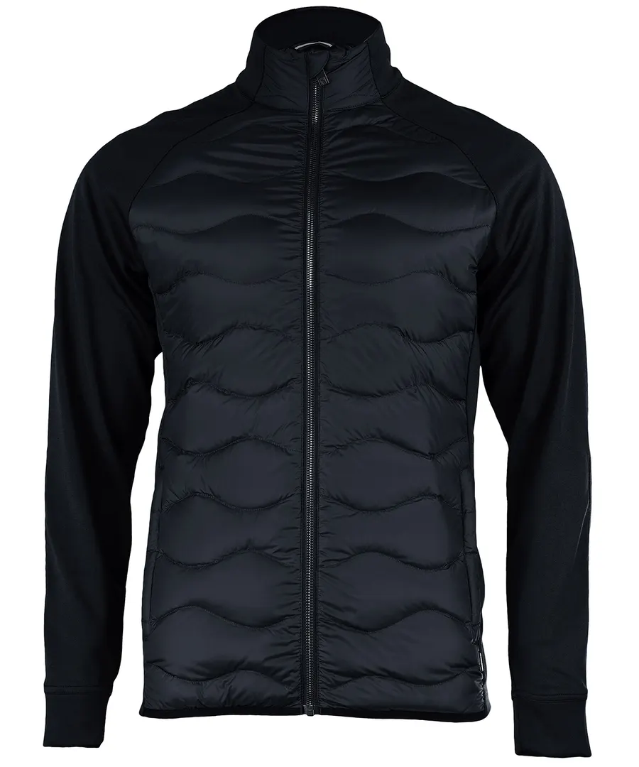 Stillwater – premium hybrid down jacket – Black
