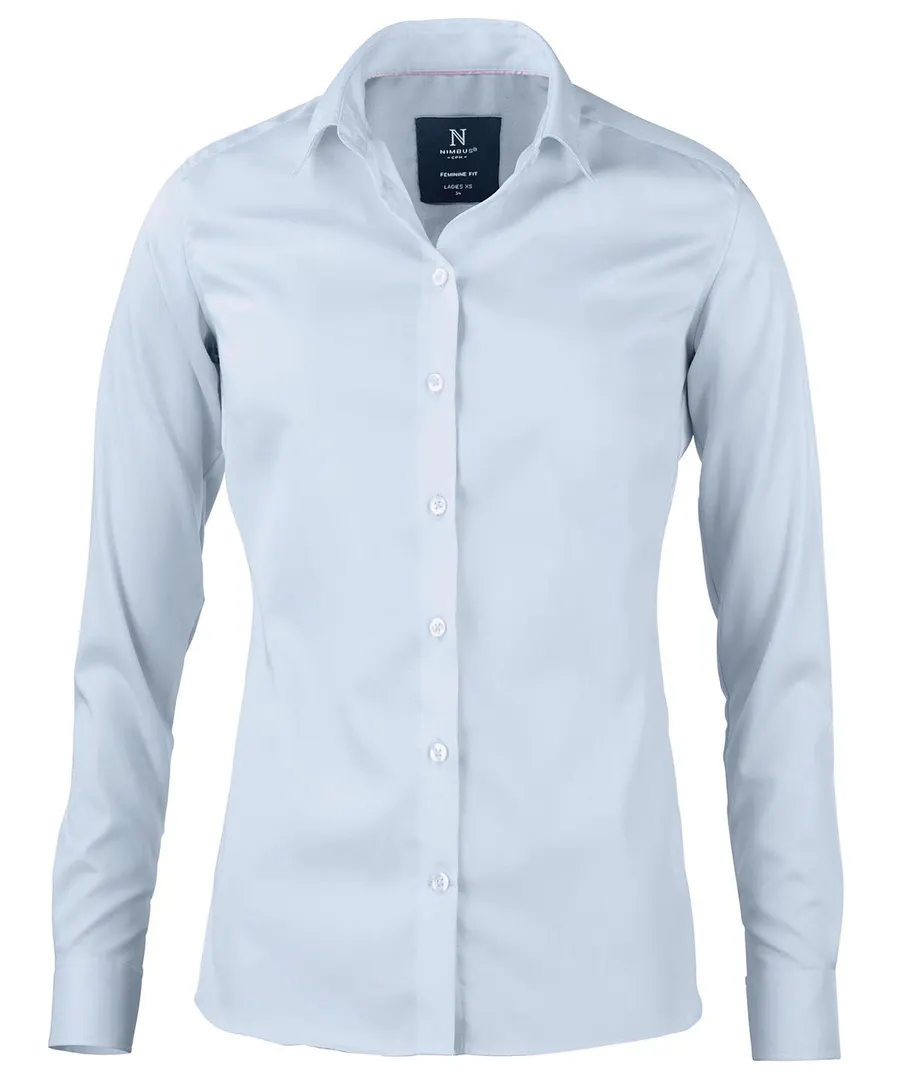 Women’s Portland – super non-iron business shirt – Light Blue