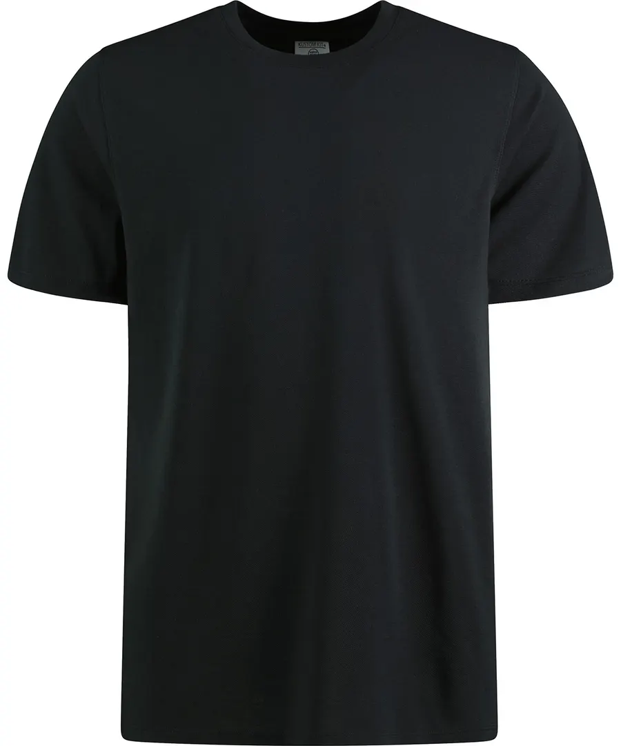 Superwash® 60° piqué tee (regular fit) – Black