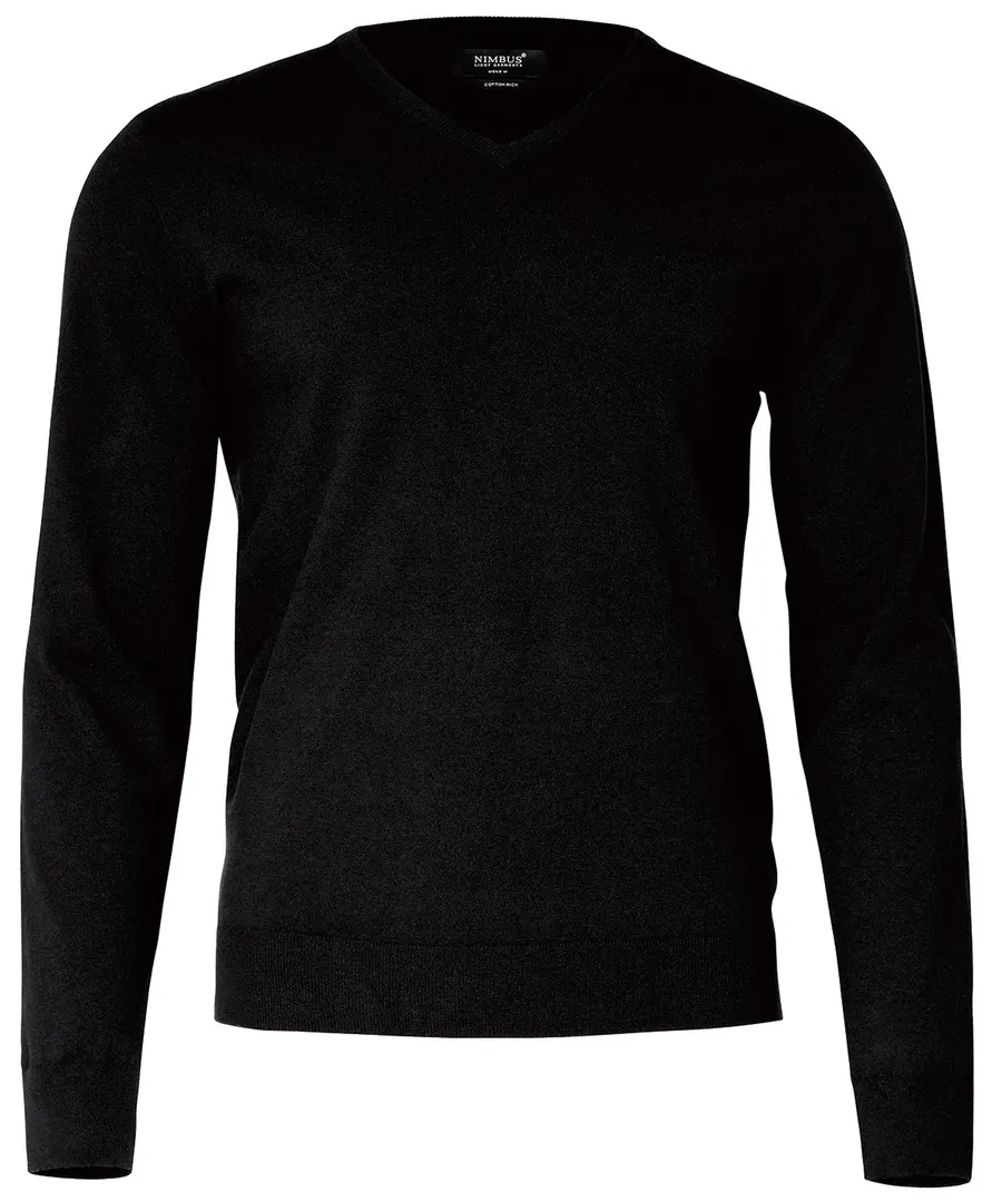 Brighton – elegant v-neck knit – Black