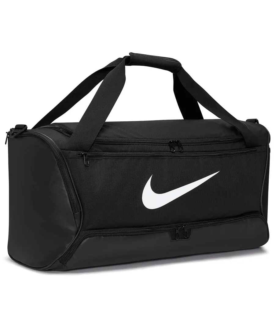 Nike Brasilia 9.5 training medium duffle (60L) – Black/Black/White