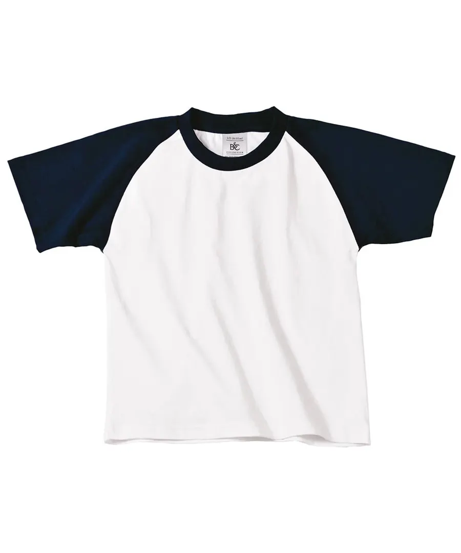 B&C Baseball /kids – White/Navy