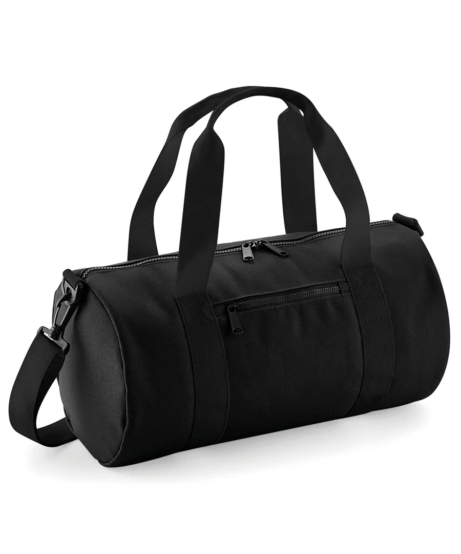 Mini barrel bag – Black/Black