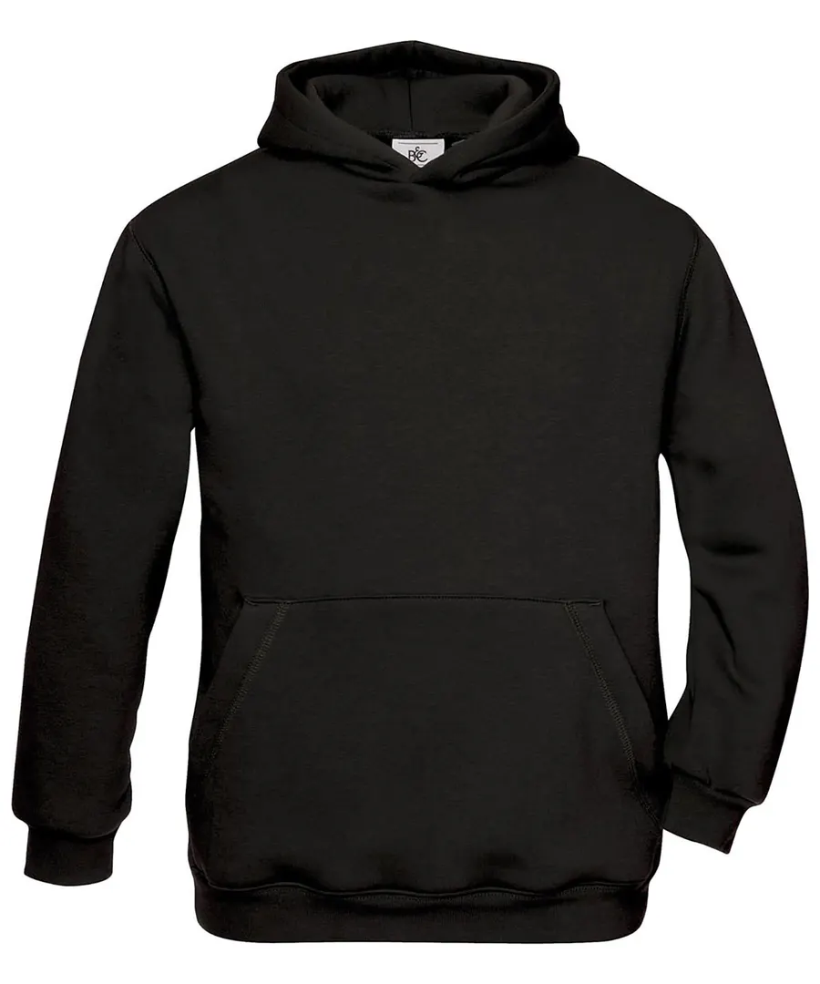 B&C Hooded /kids – Black