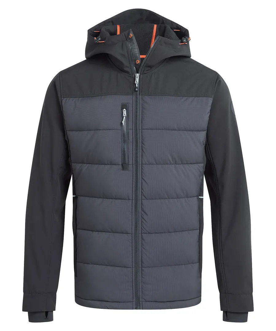 Castleford hybrid workwear jacket – Black