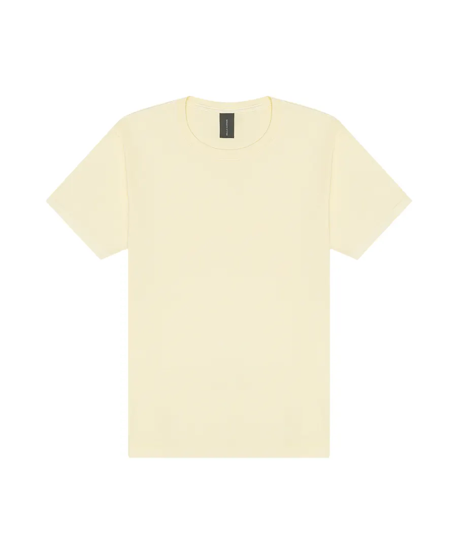 Unisex heavyweight washed tee – Buttermilk