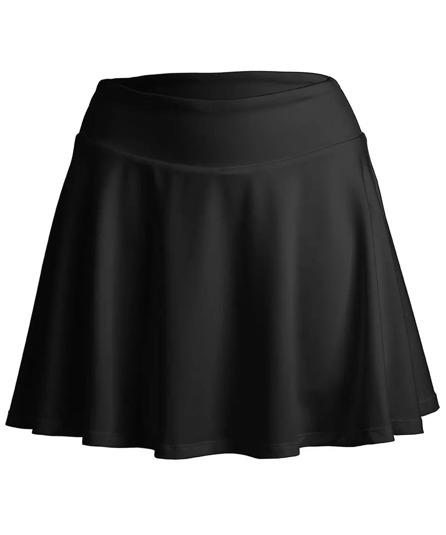 Spiro recycled women’s fitness skort – Black