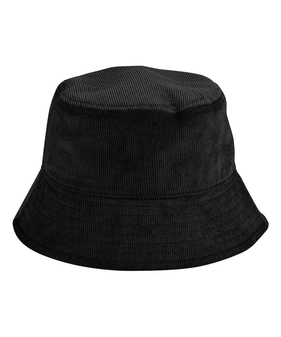 EarthAware® organic cord bucket hat – Black
