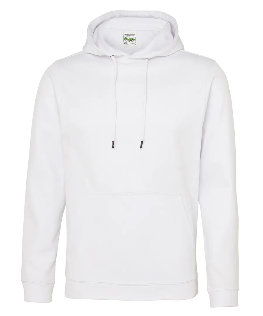 Sports polyester hoodie – Arctic White