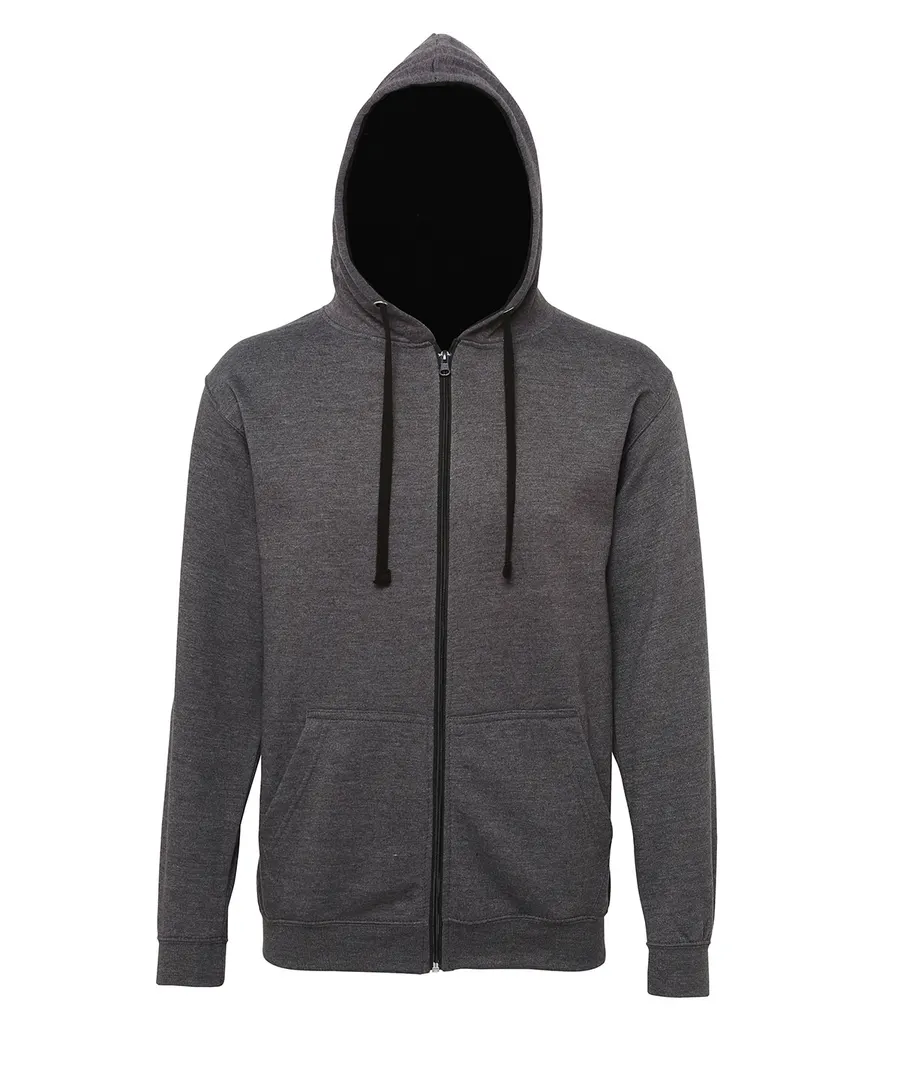 Varsity zoodie – Charcoal/Jet Black