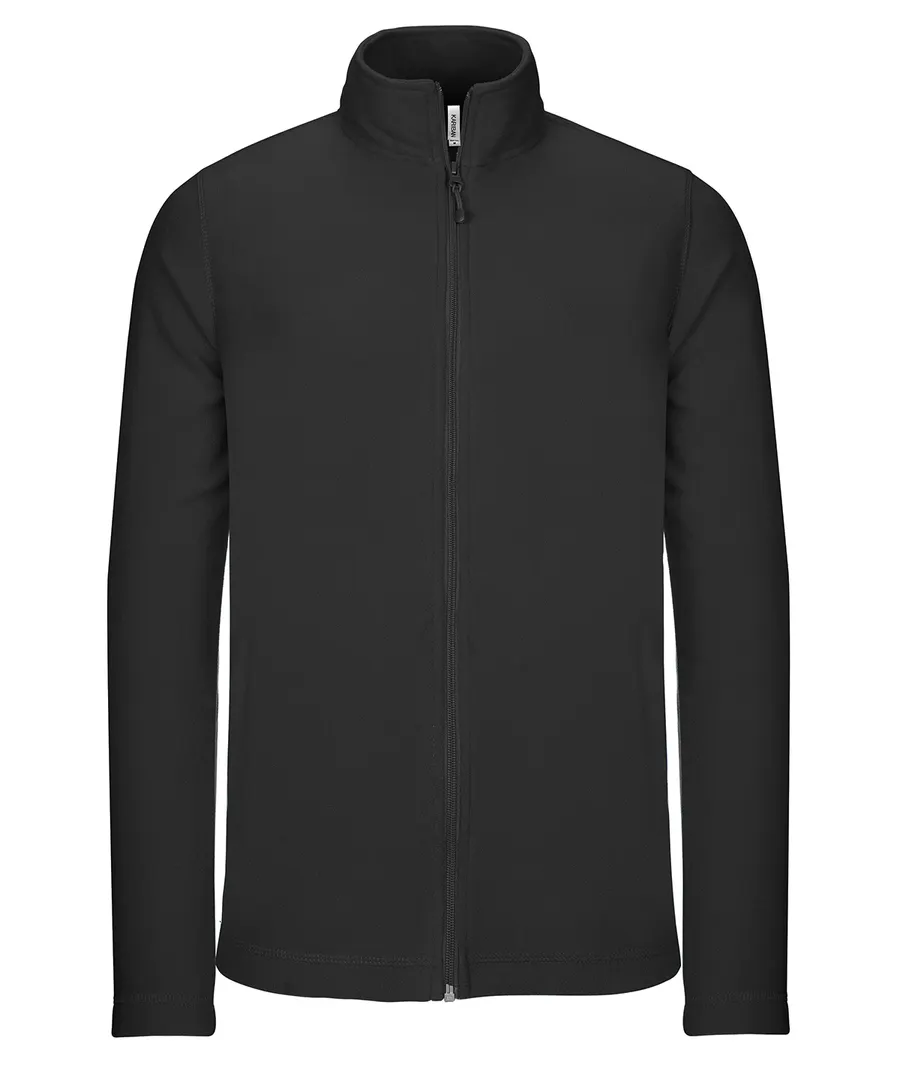 Full-zip microfleece jacket – Black