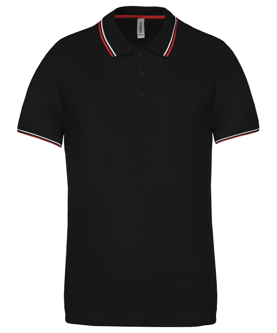 Short sleeve polo shirt – Black
