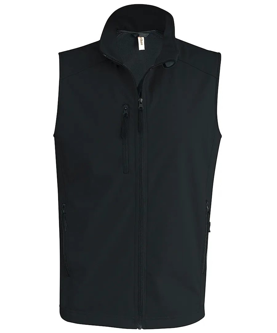 Men's softshell bodywarmer – Black