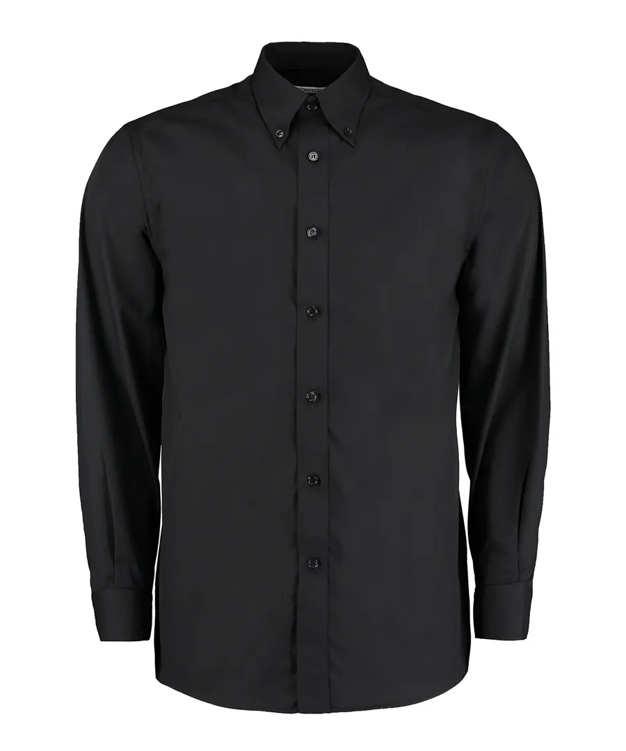 Workforce shirt long-sleeved (classic fit) – Black