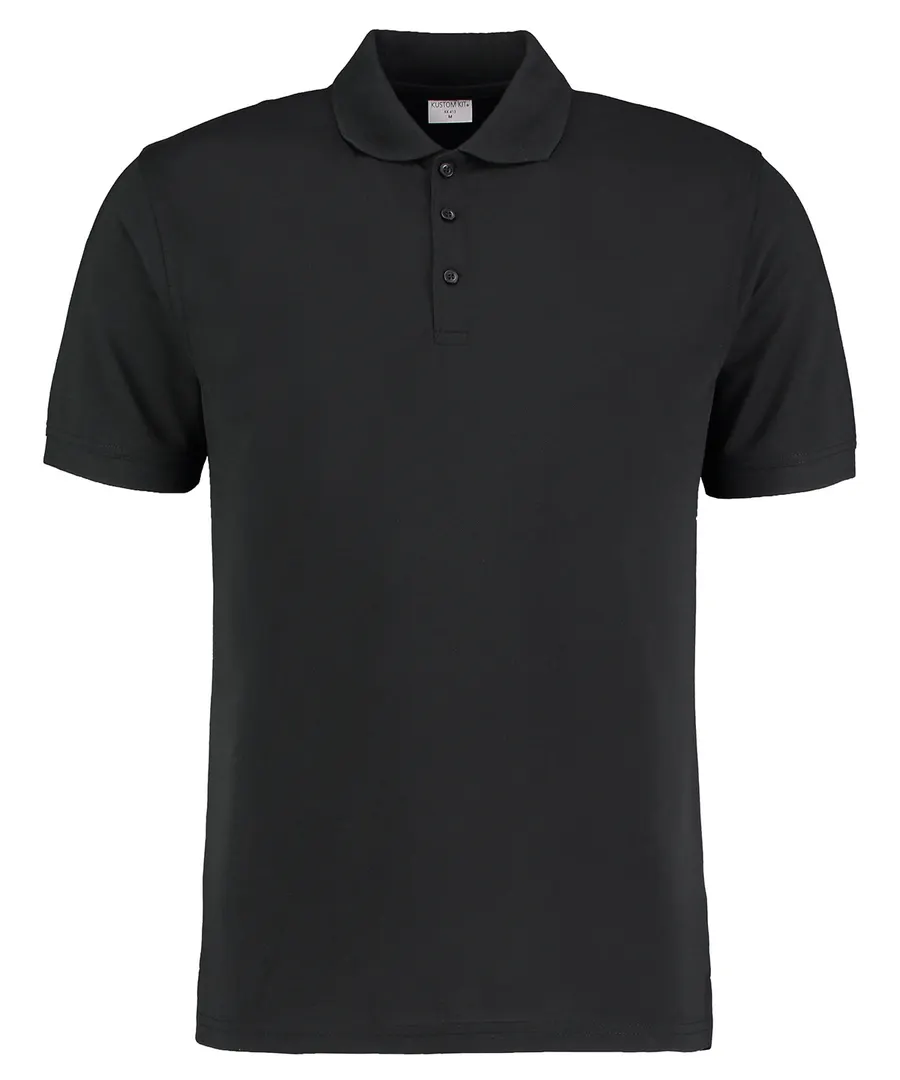 Klassic polo short sleeved Superwash® 60ºC (slim fit) – Black