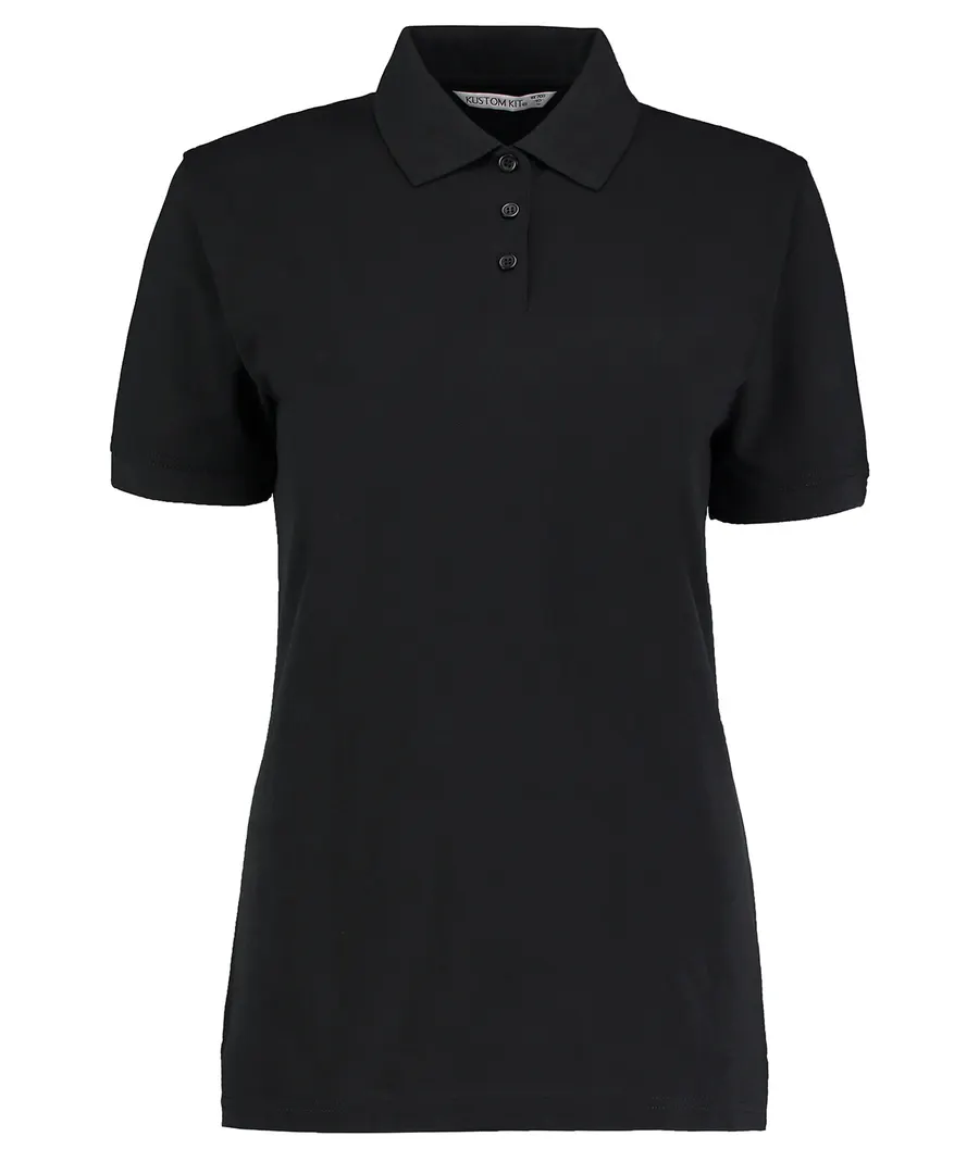 Klassic polo women's with Superwash® 60°C (classic fit) – Black