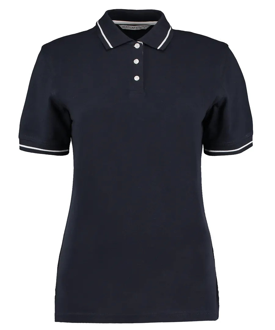 Women's St Mellion polo (classic fit) – Navy/White