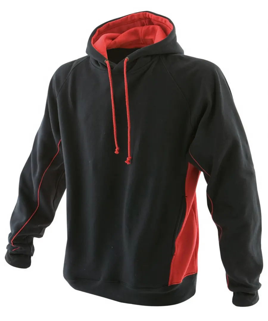 Pullover hoodie – Black/Red