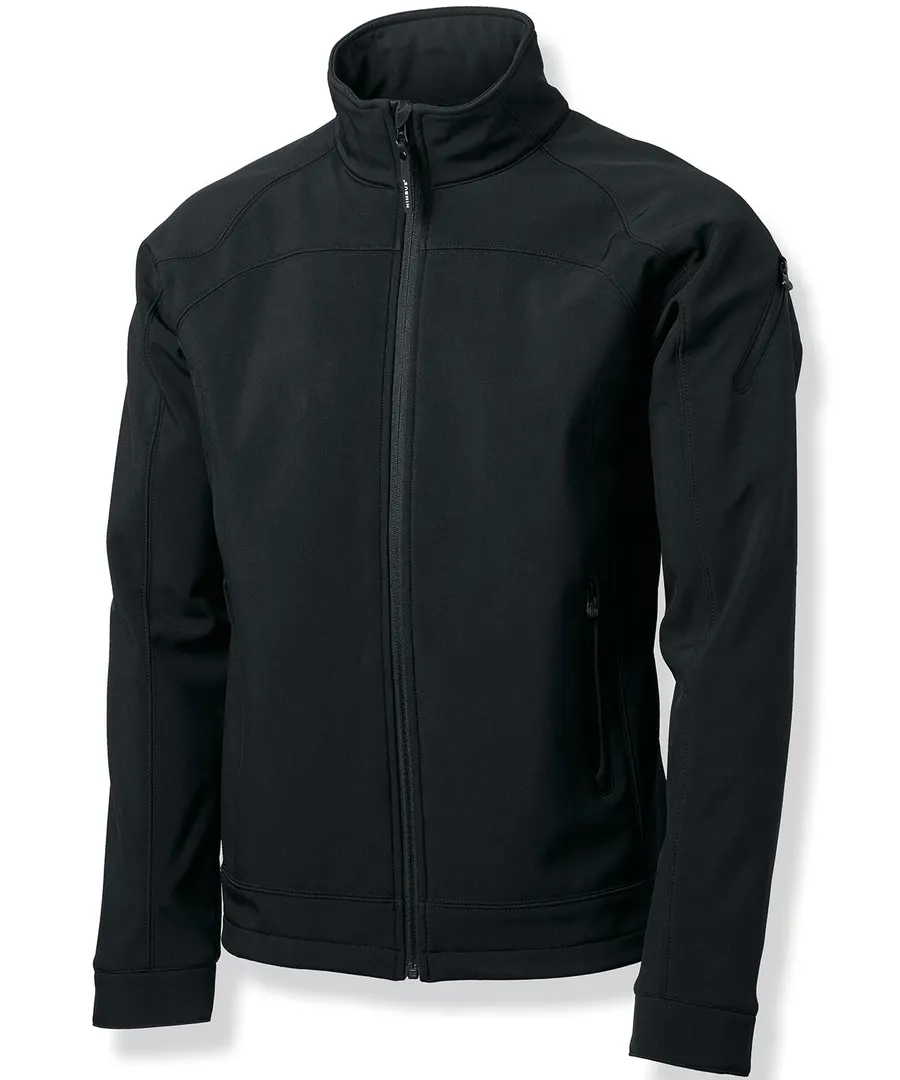 Duxbury – fashionable performance softshell jacket – Black