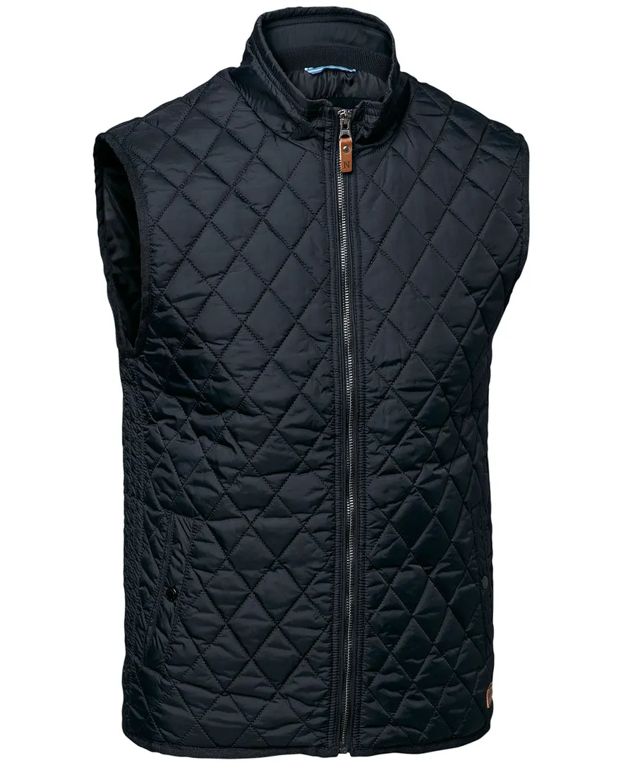 Camden – diamond quilted gilet – Midnight Blue