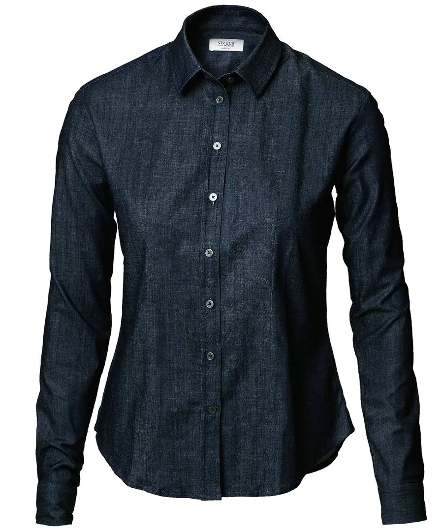 Women’s Torrance – raw and stylish denim shirt – Indigo Blue