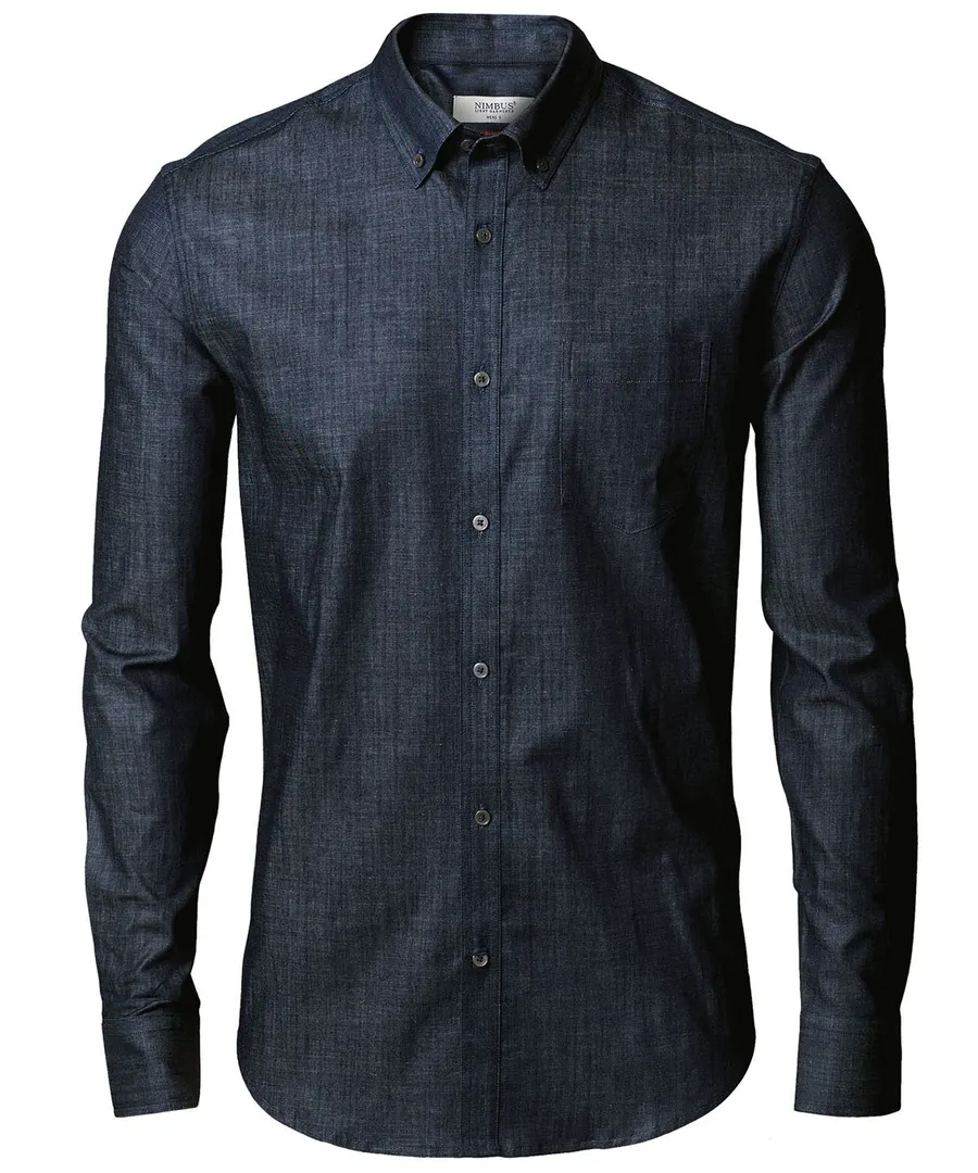 Torrance slim fit – raw and stylish denim shirt – Indigo Blue