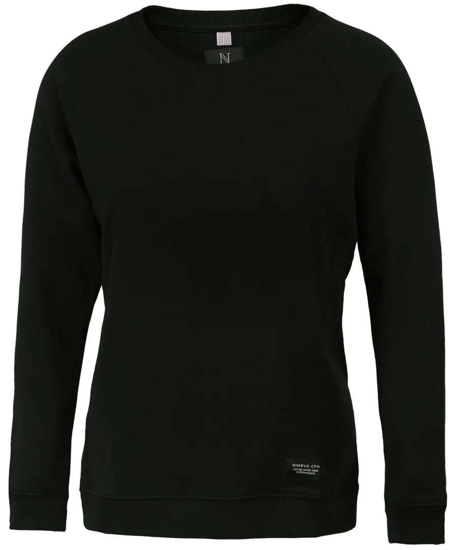 Women’s Newport – luxury lightweight crewneck – Black