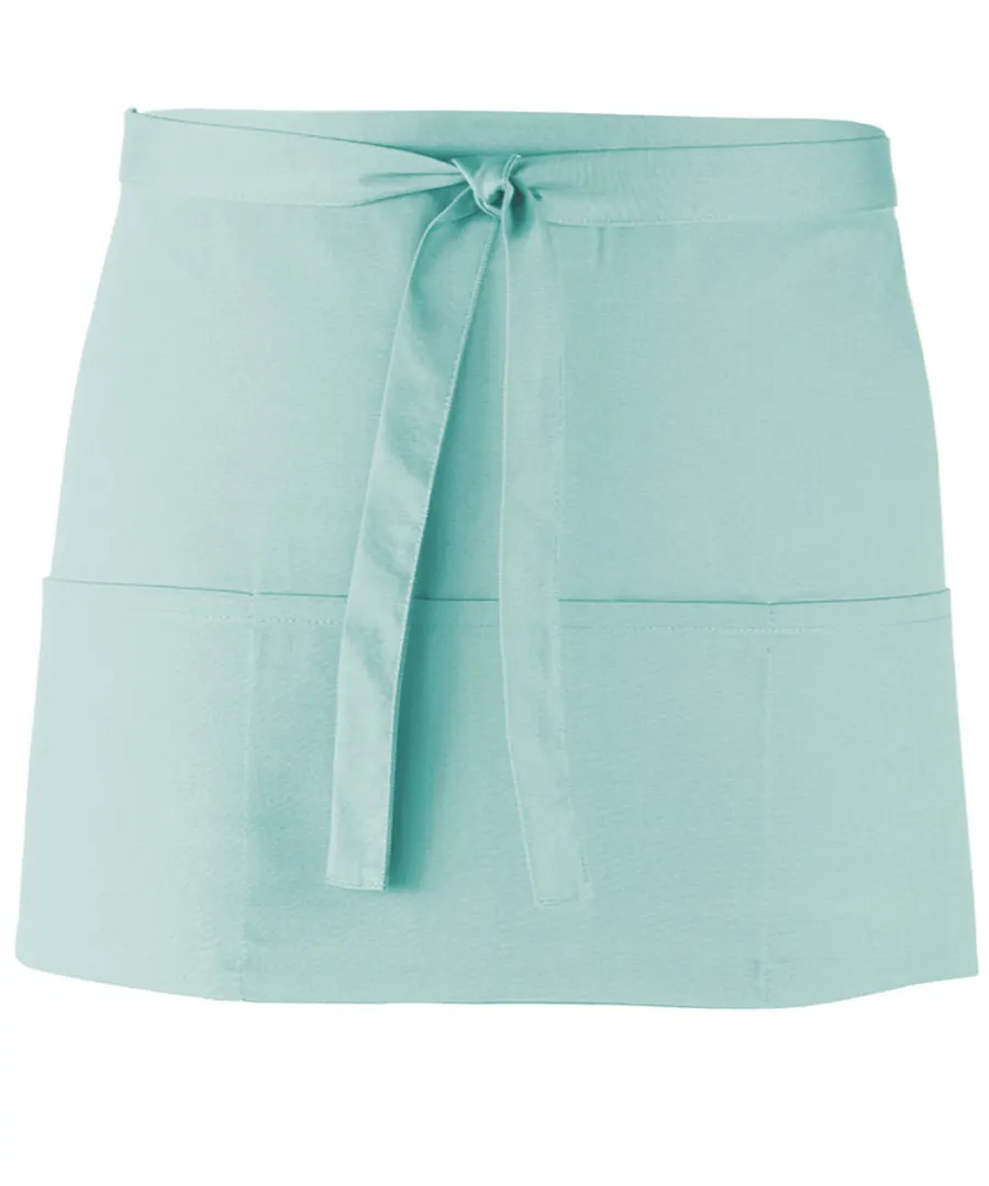 Colours 3-pocket apron – Aqua
