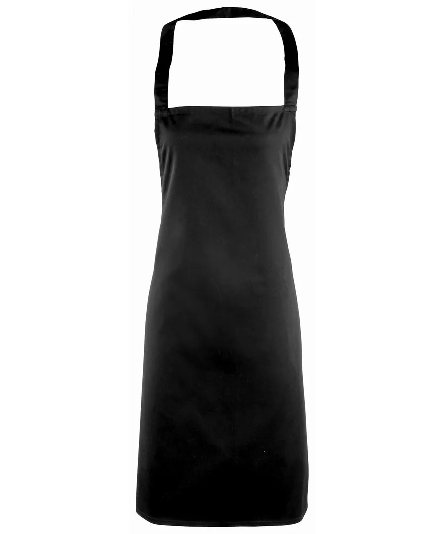 Essential bib apron – Black