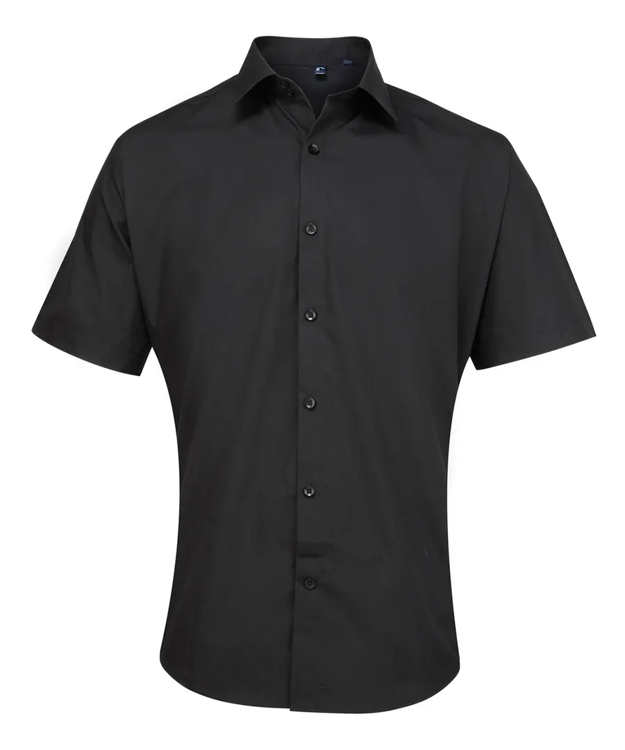 Supreme poplin short sleeve shirt – Black
