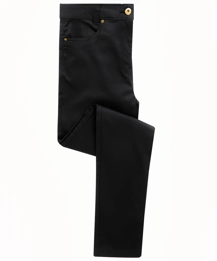 Women's performance chino jeans – Black