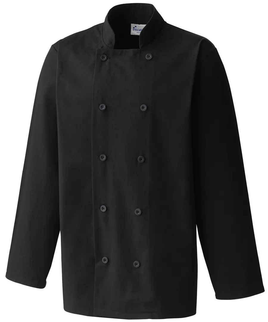 Long sleeve chef’s jacket – Black