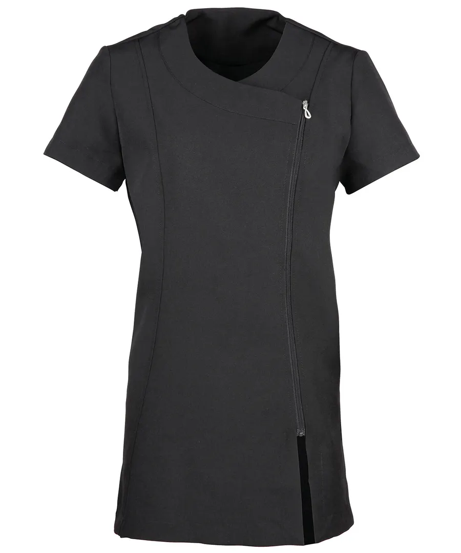 Camellia beauty and spa tunic – Black